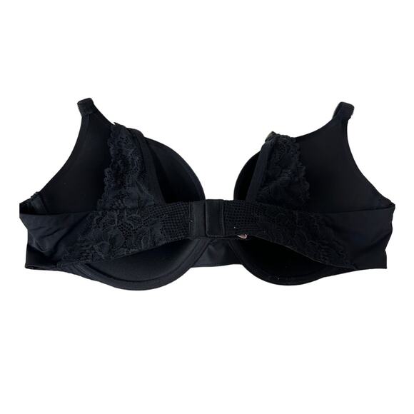 Savage X Fenty Women Size 38C Black Bra Underwire Lace Band Padded - Picture 2 of 8